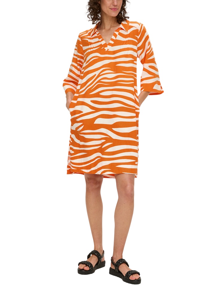 S. Oliver red Damen Kleider Orange
