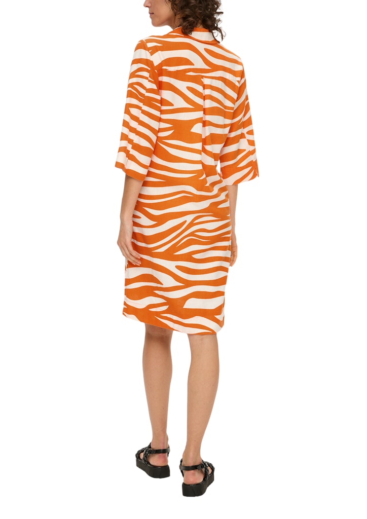 S. Oliver red Damen Kleider Orange