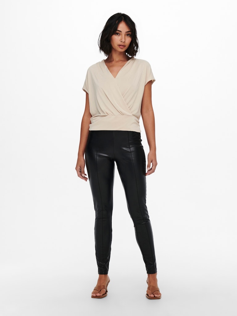 Only Damen Leggings Black