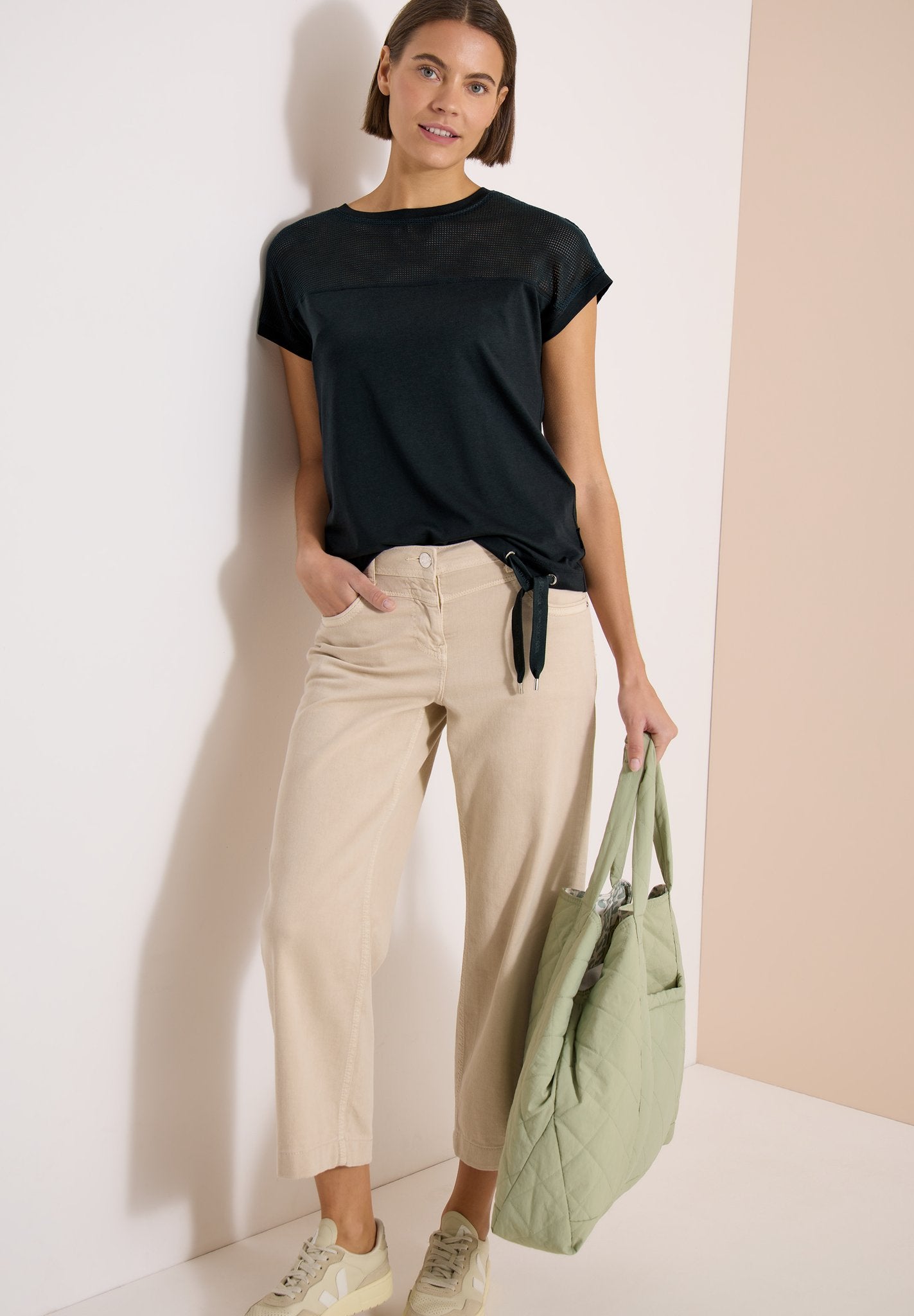 Cecil Damen T-Shirts Palm Bree
