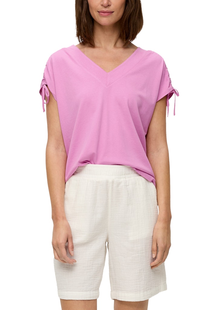 S. Oliver red Damen T-Shirts Lilac/Pink