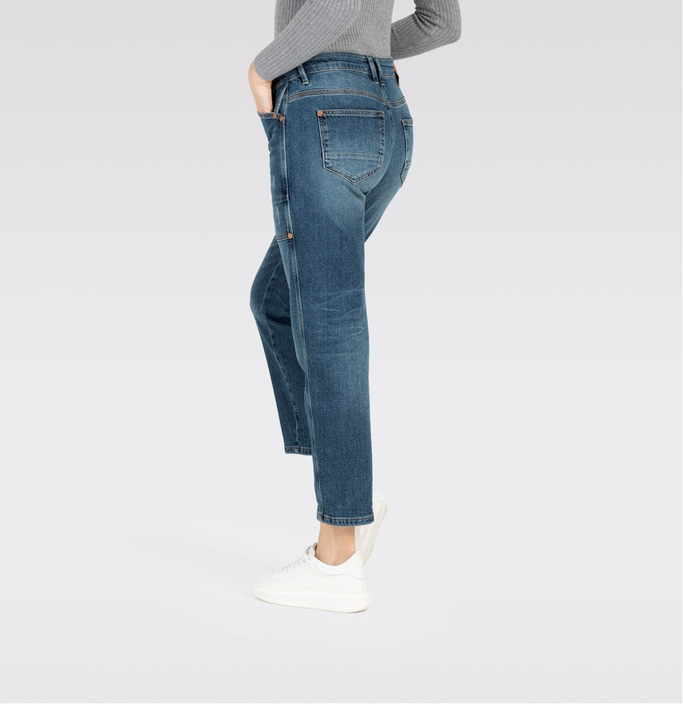 Mac Damen Jeans Mid Blue Chic W