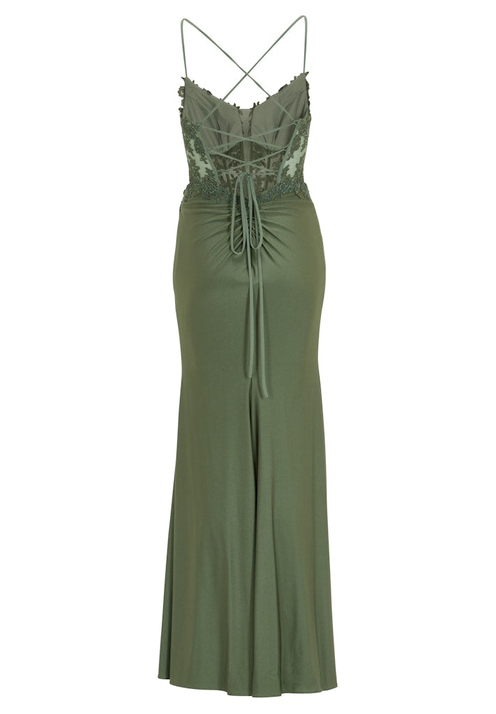 Swing Damen Kleider Matcha Gree