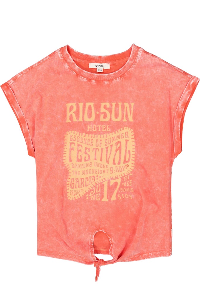 Garcia Mädchen T-Shirts & Tops Manderin Red