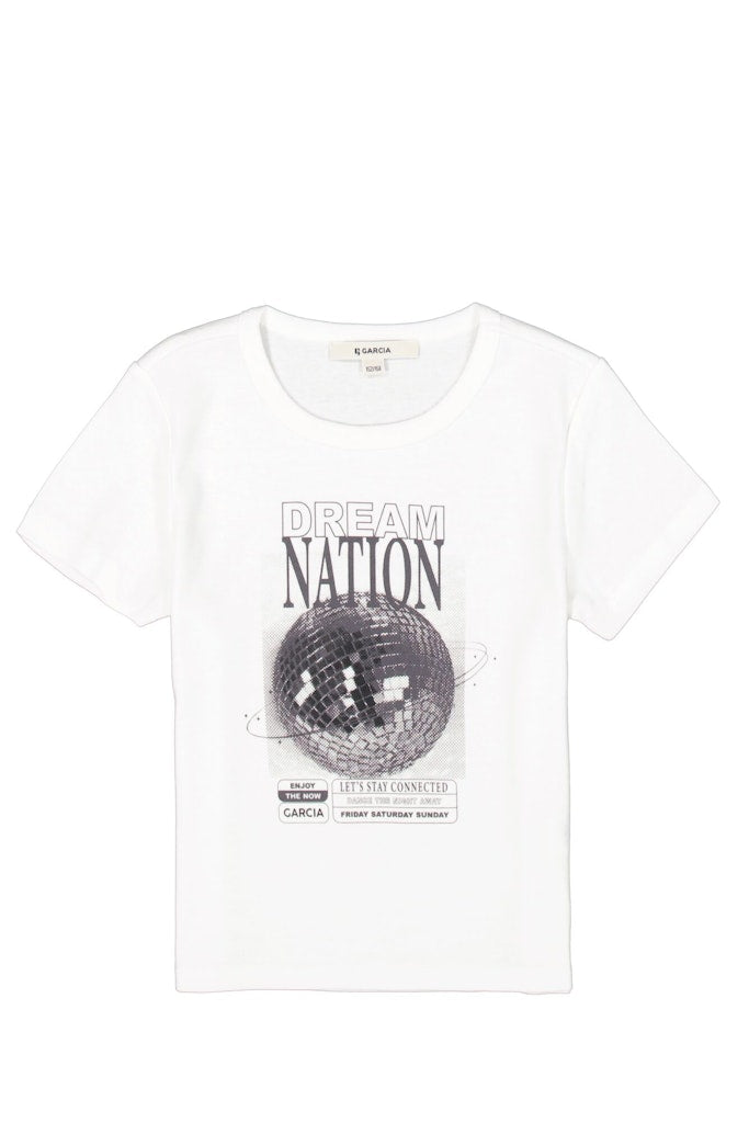 Garcia Mädchen T-Shirts & Tops Off White