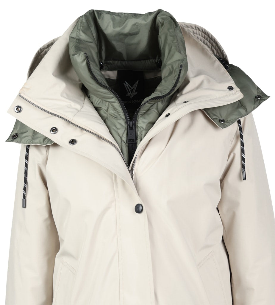 Fuchs & Schmitt Damen Mäntel Beige/Kitt