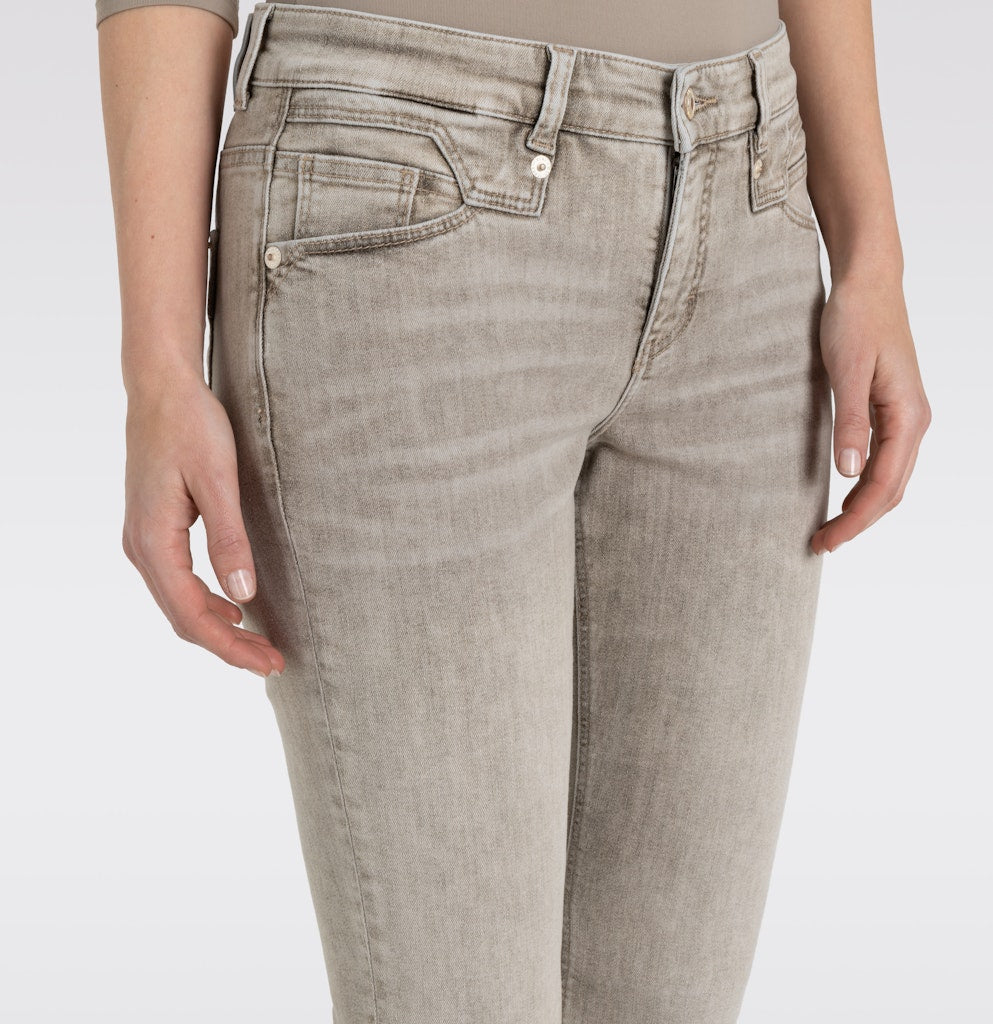 Mac Damen Jeans Beige Colored W