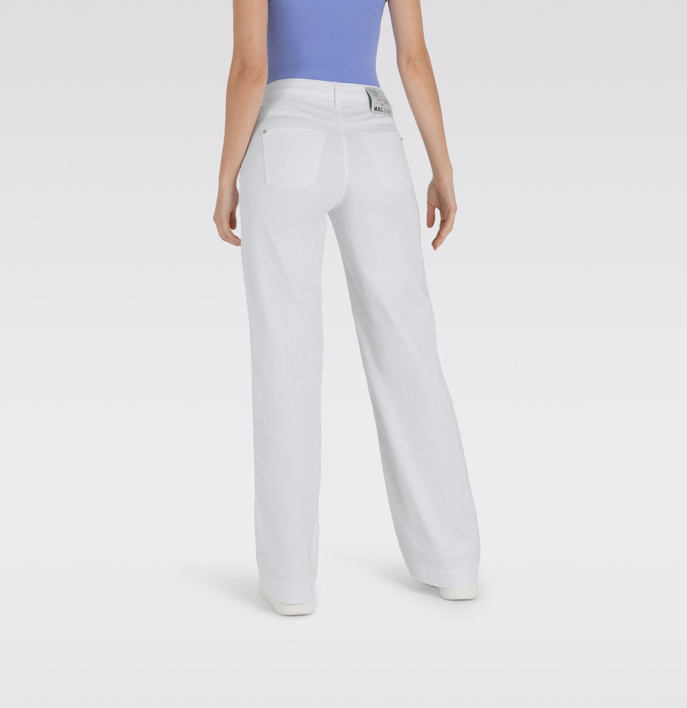 Mac Damen Jeans White Denim