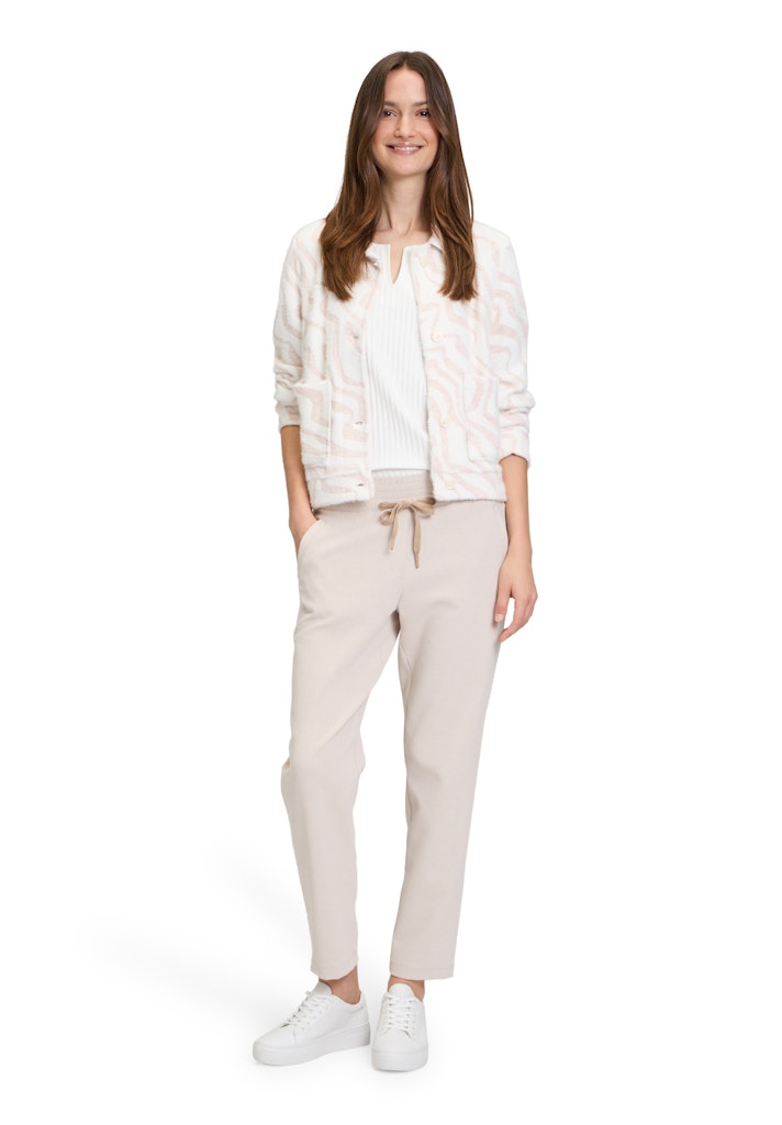Betty & Co Damen Strickjacken Nature/Cream