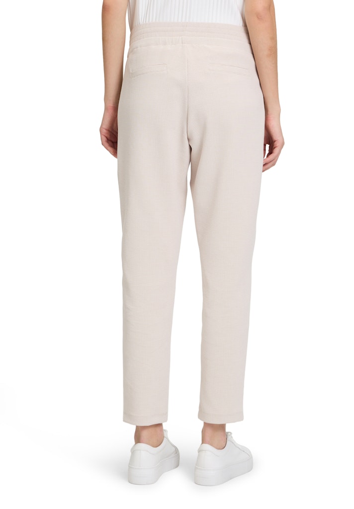Betty & Co Damen Hosen Taupe/Cream