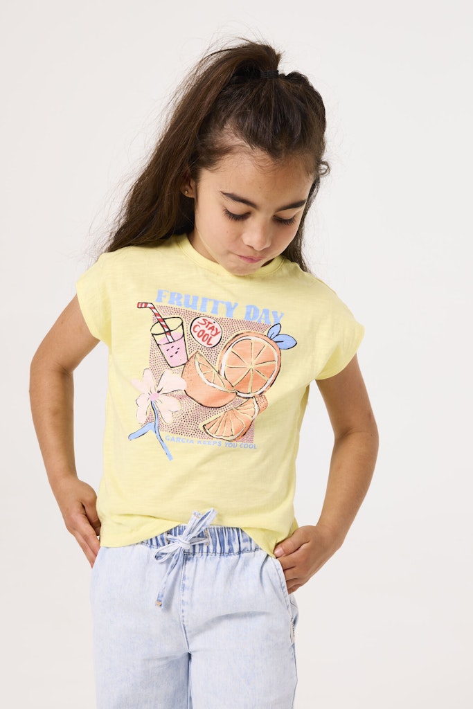 Garcia Mädchen T-Shirts & Tops Soft Lemon