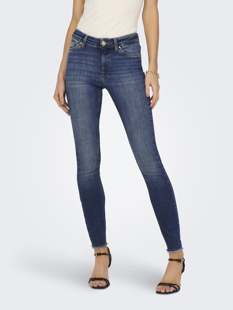Only Damen Jeans Medium Blue Den