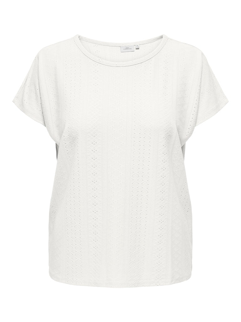 Only Caramkoma Damen T-Shirts Cloud Dancer