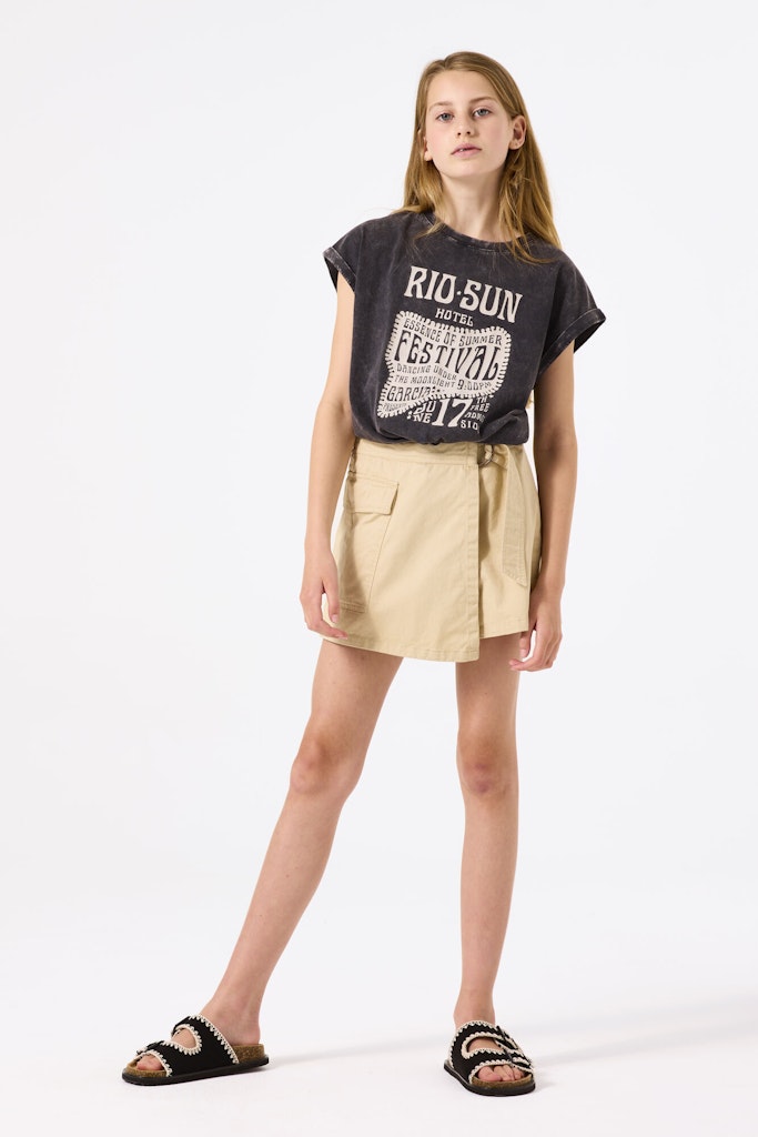 Garcia Mädchen T-Shirts & Tops Dark Grey
