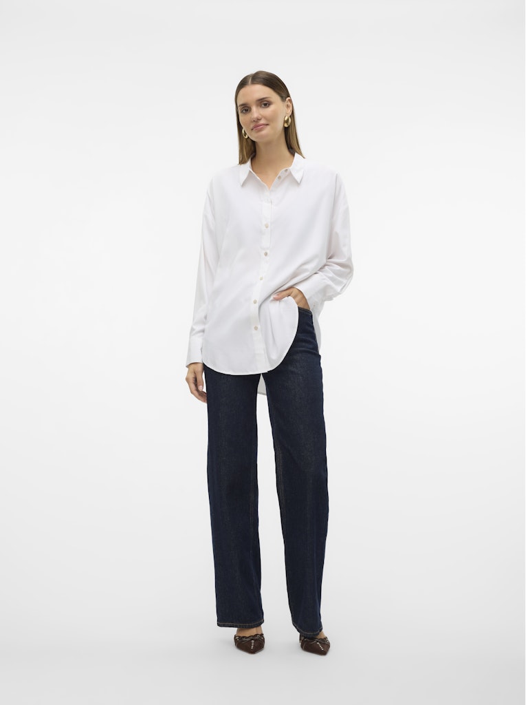 Vero Moda Damen Blusen Bright White