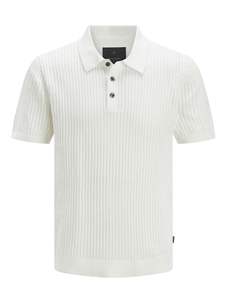 Jack & Jones Herren Polo-Shirts Cloud Dancer