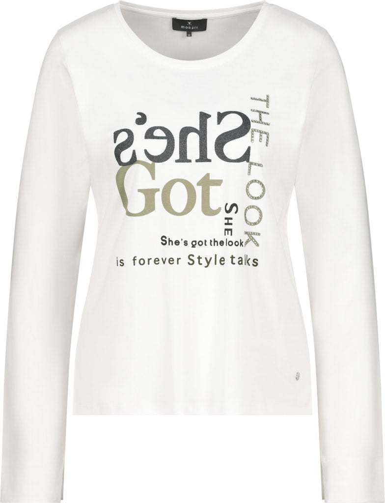 Monari Damen T-Shirts Off-White