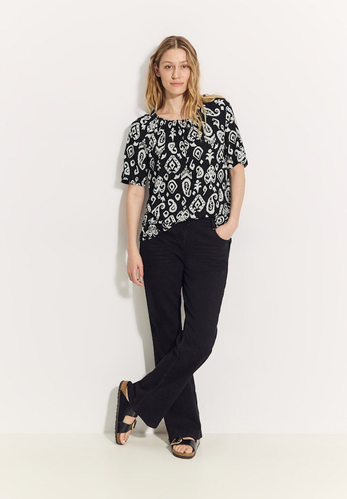 Cecil Damen Blusen Black
