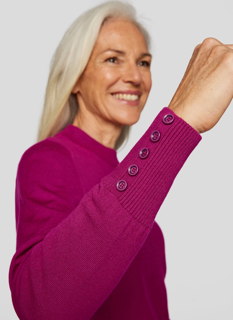 Rabe Damen Pullover Wildbeere