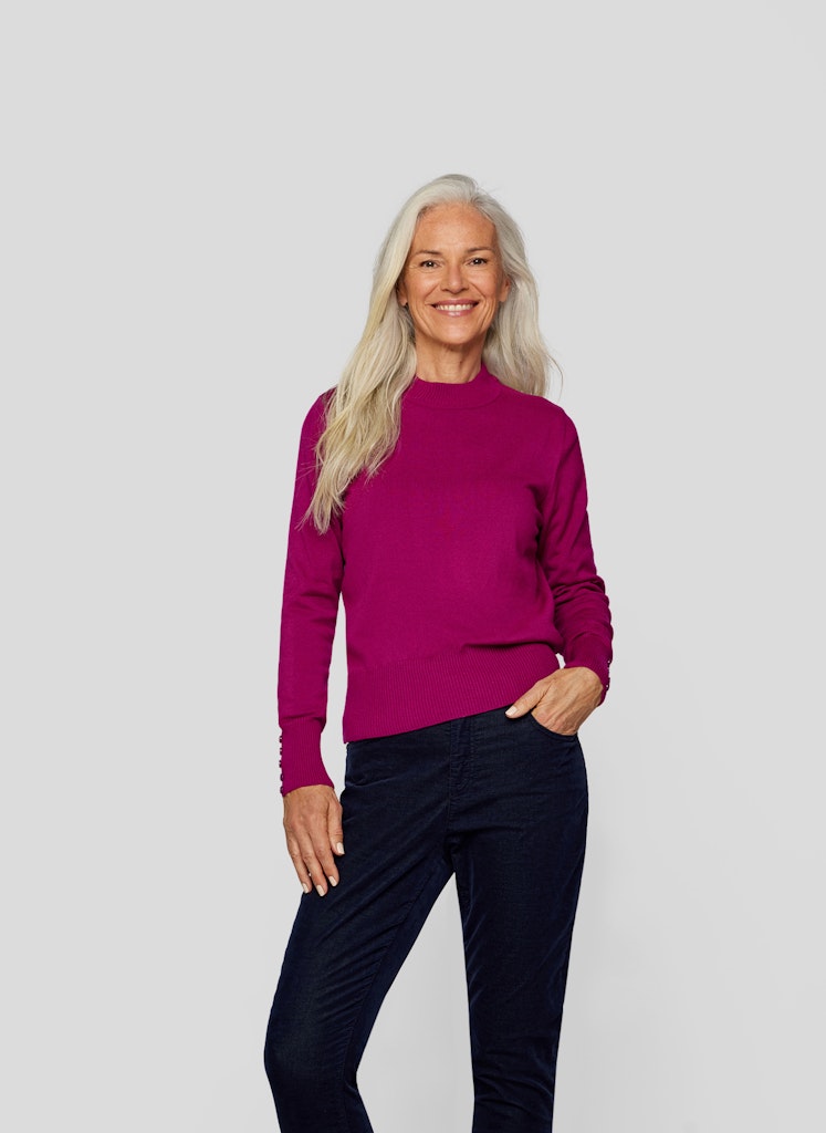 Rabe Damen Pullover Wildbeere
