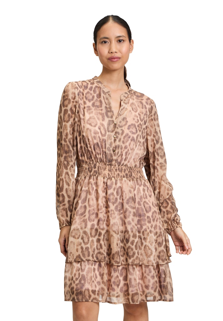 Cartoon Damen Kleider Brown/Beige