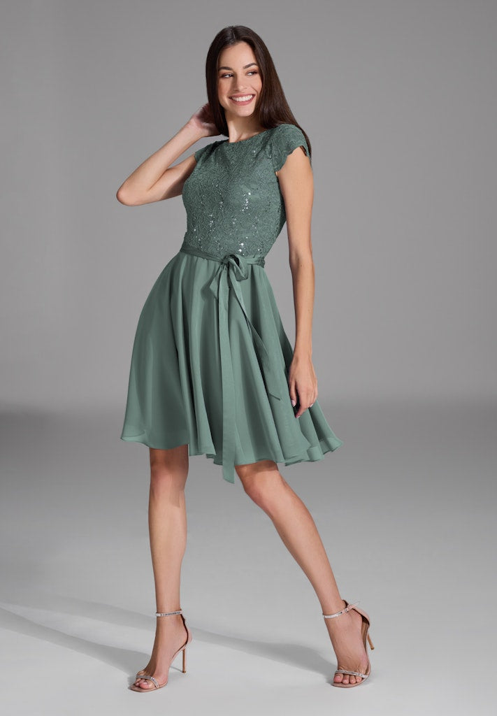 Swing Damen Kleider Deep Slate
