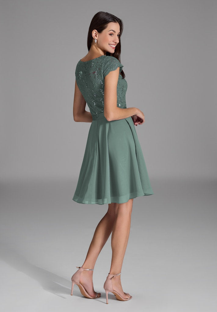 Swing Damen Kleider Deep Slate