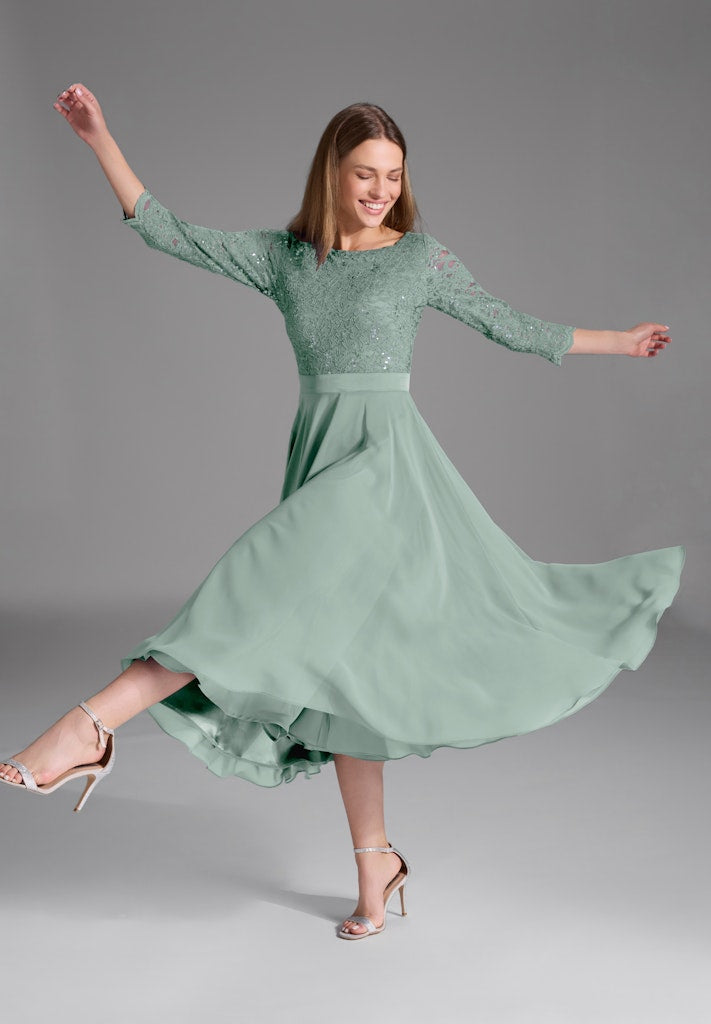 Swing Damen Kleider Soft Green