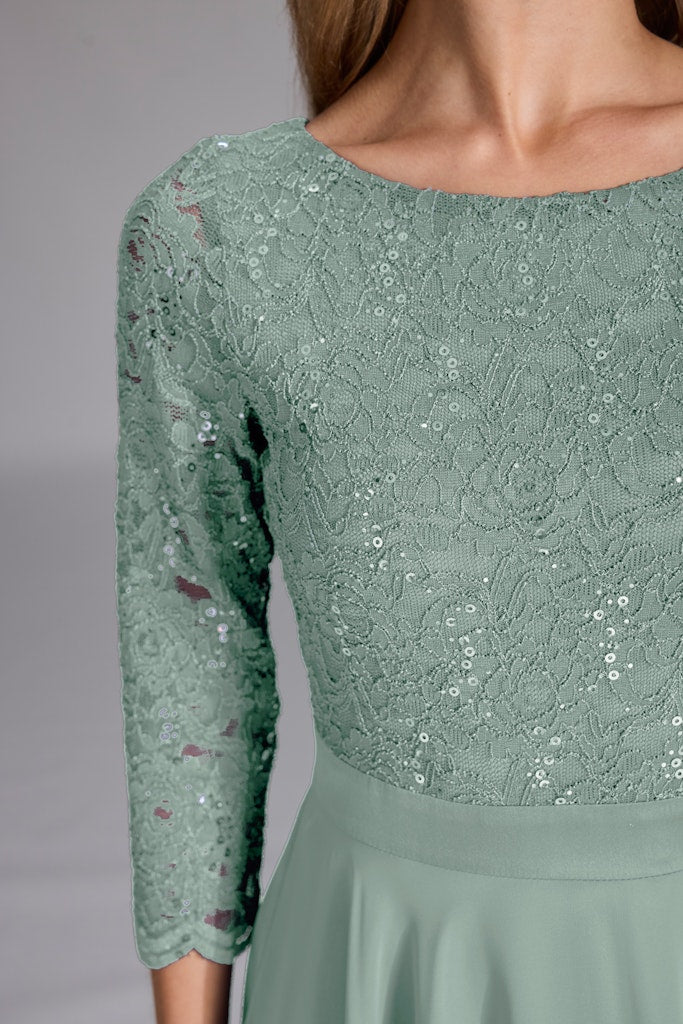 Swing Damen Kleider Soft Green
