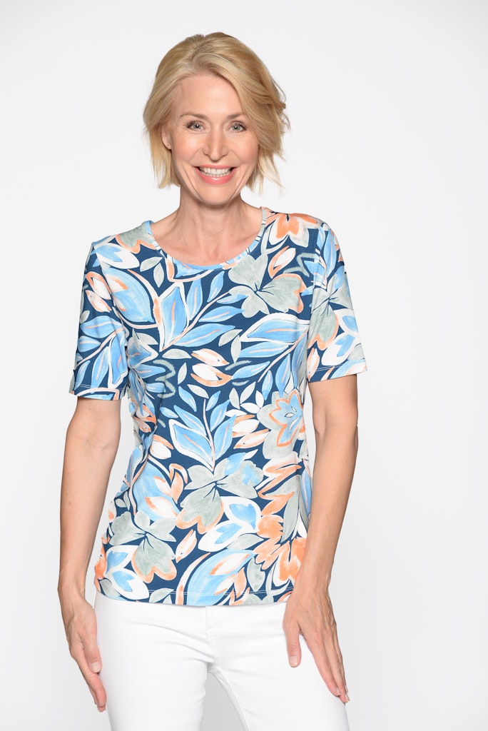 Clarina Damen T-Shirts Mandarine Combo