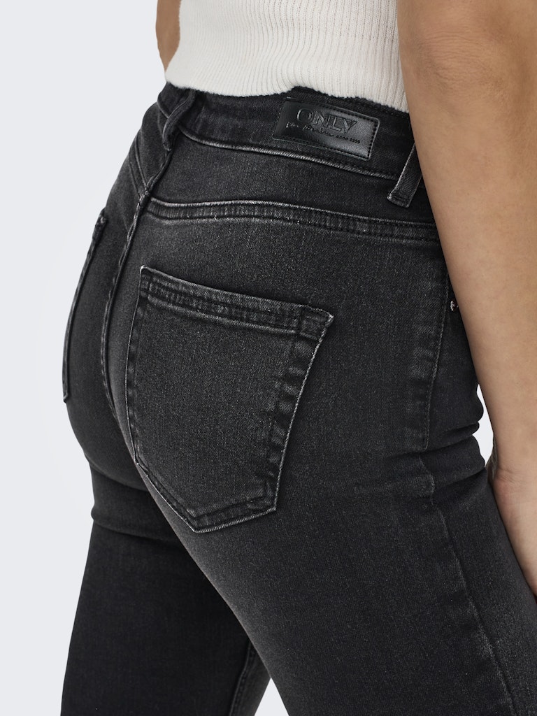 Only Damen Jeans Black Denim/Rea