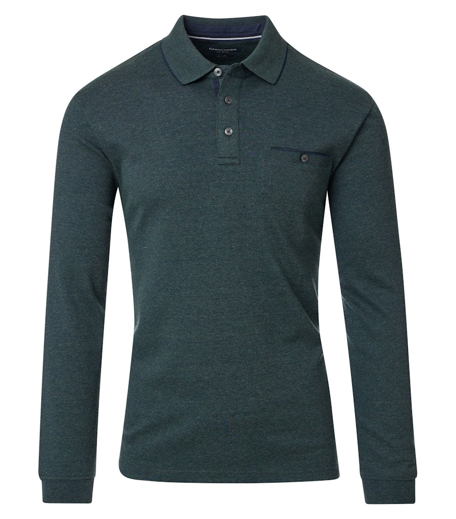 Casa Moda Herren T-Shirts kurz Gruen