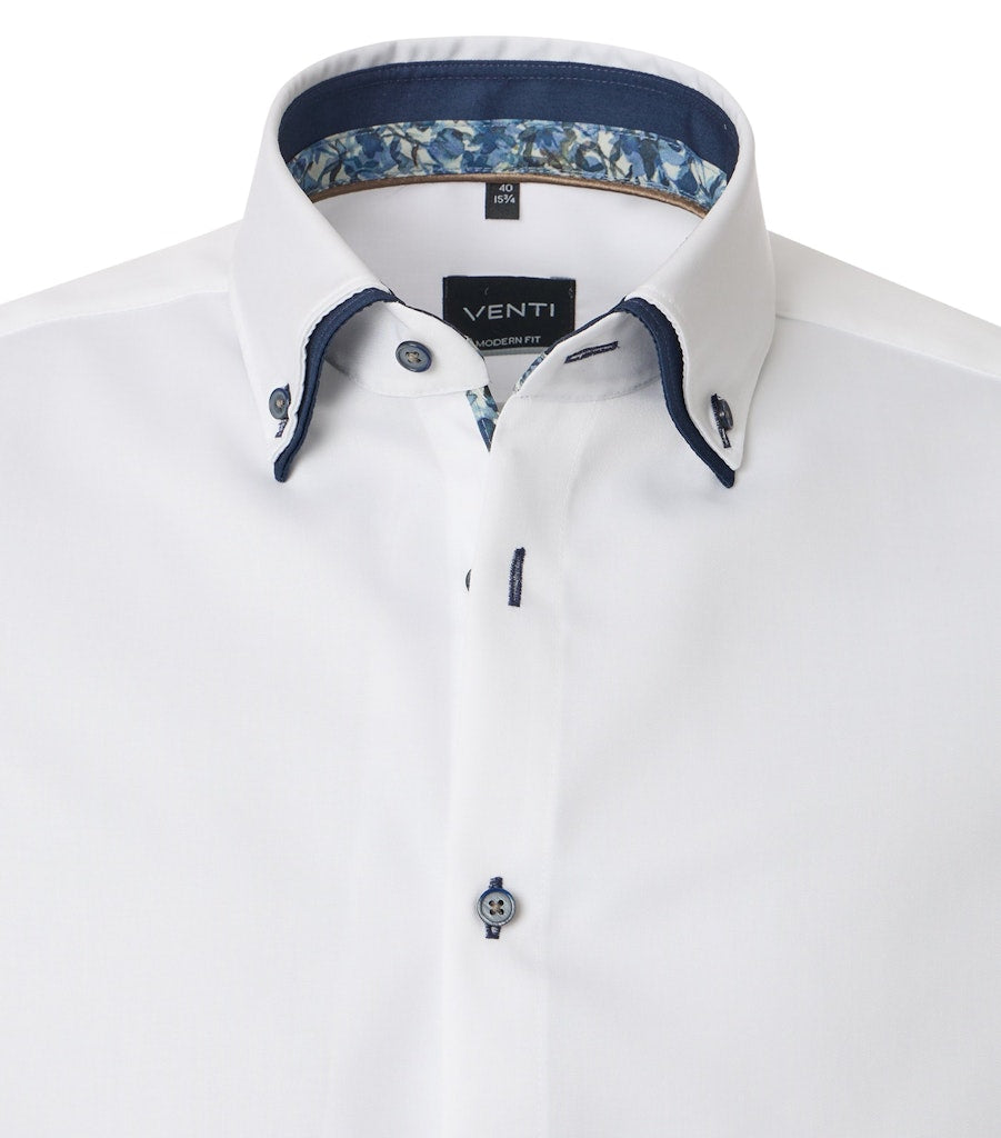 Casa Moda Herren Hemden lang Weiss