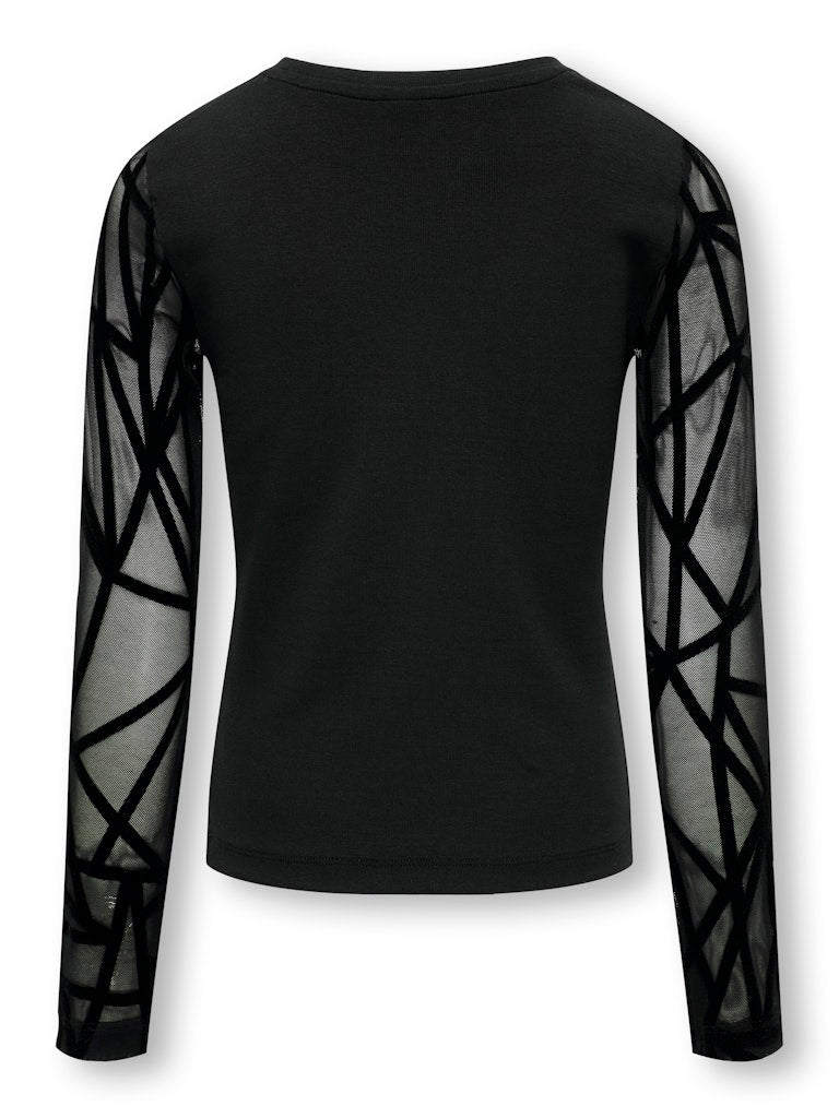 Only Mädchen T-Shirts & Tops Black/Geometric