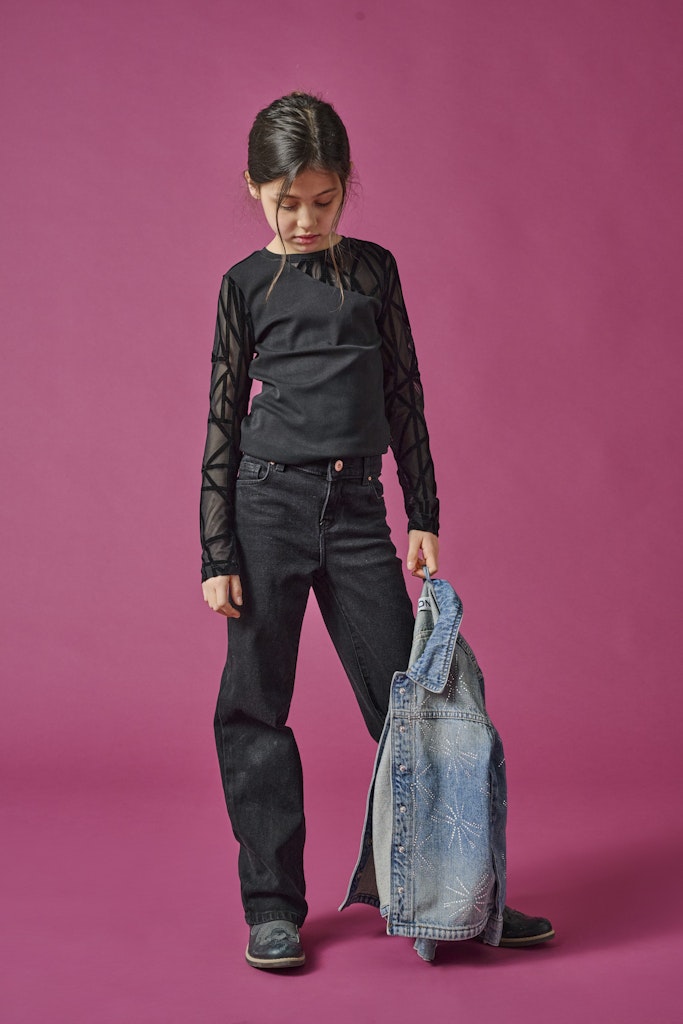 Only Mädchen T-Shirts & Tops Black/Geometric