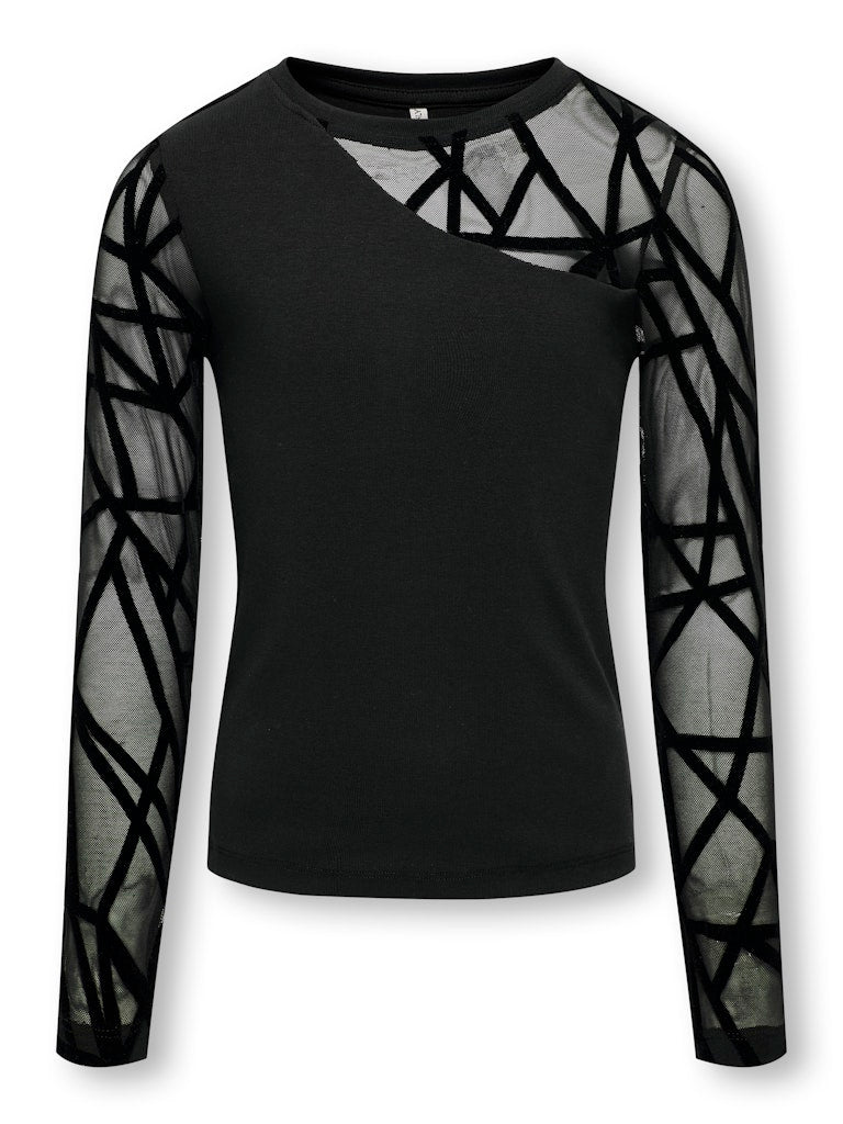 Only Mädchen T-Shirts & Tops Black/Geometric