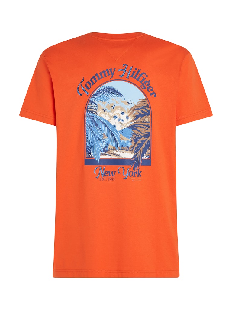 Tommy Hilfiger Herren T-Shirts kurz Scx Orange