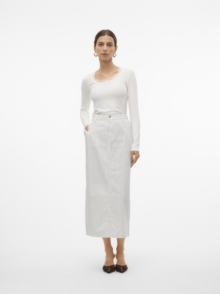 Vero Moda Damen Rcke Snow White/Navy