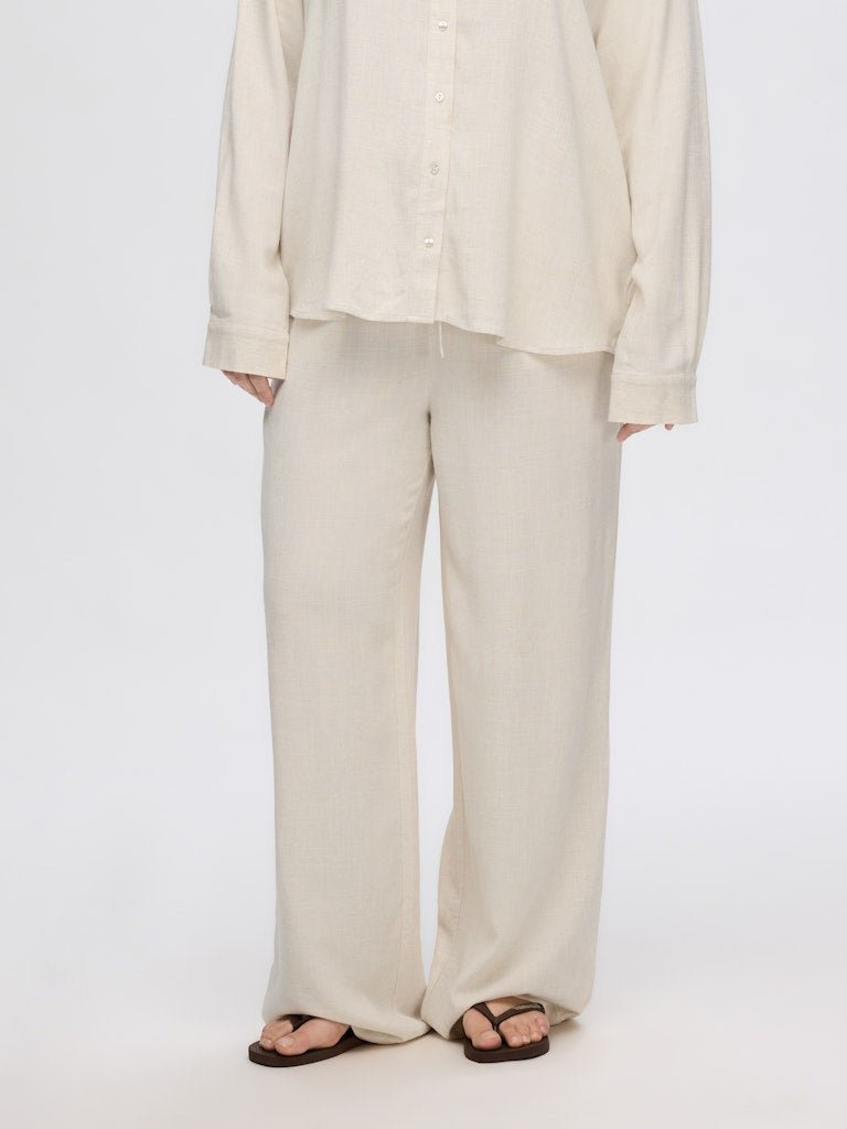 Selected Femme Damen Hosen Sandshell
