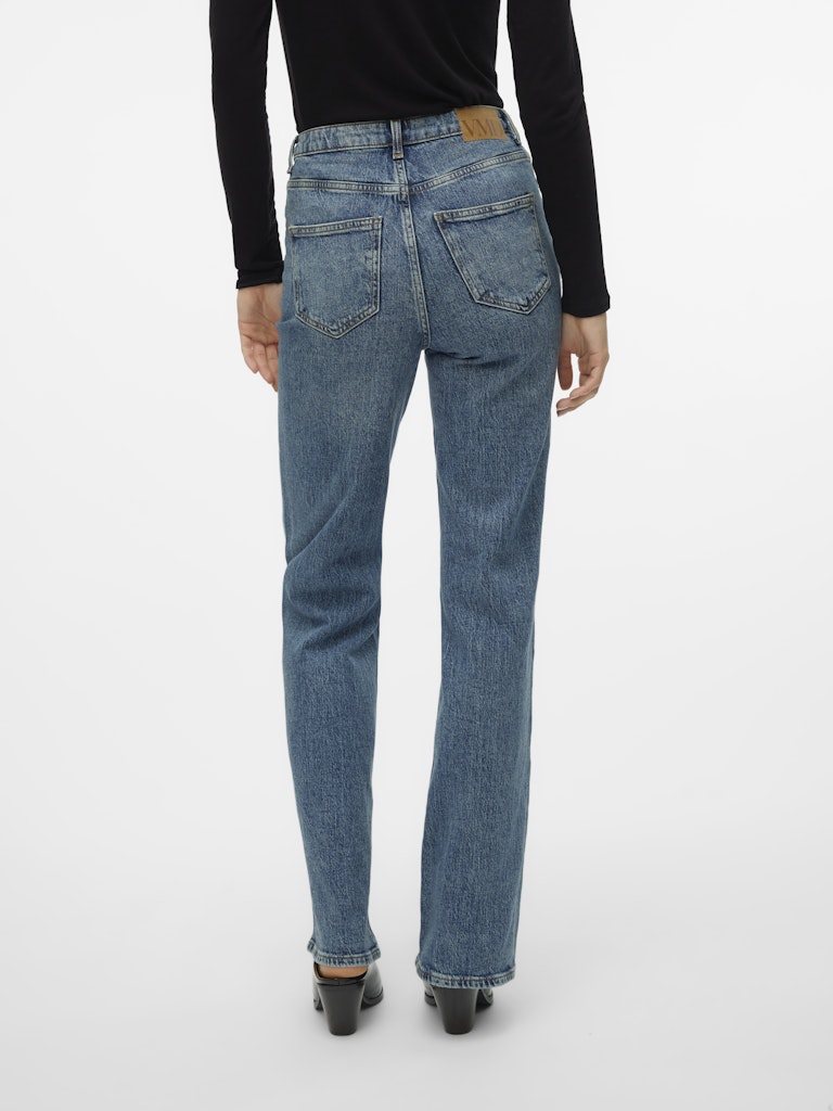 Vero Moda Damen Jeans Medium Blue Den