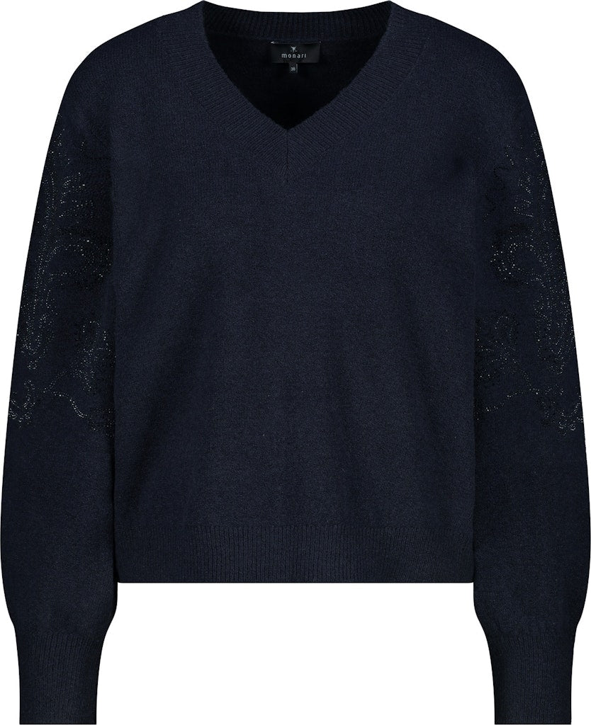 Monari Damen Pullover Dark Denim