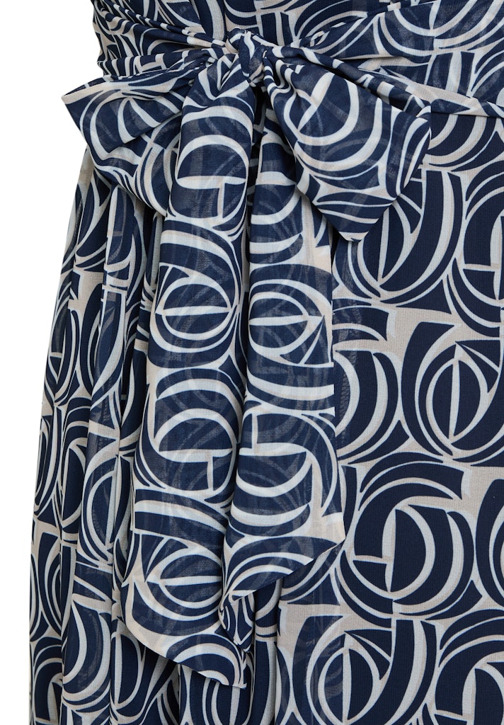 Betty & Co Damen Kleider Nature/Dark Blu