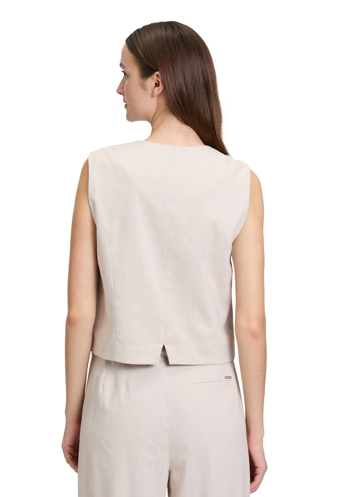 Betty & Co Damen Indoorwesten Dark Cream Mela