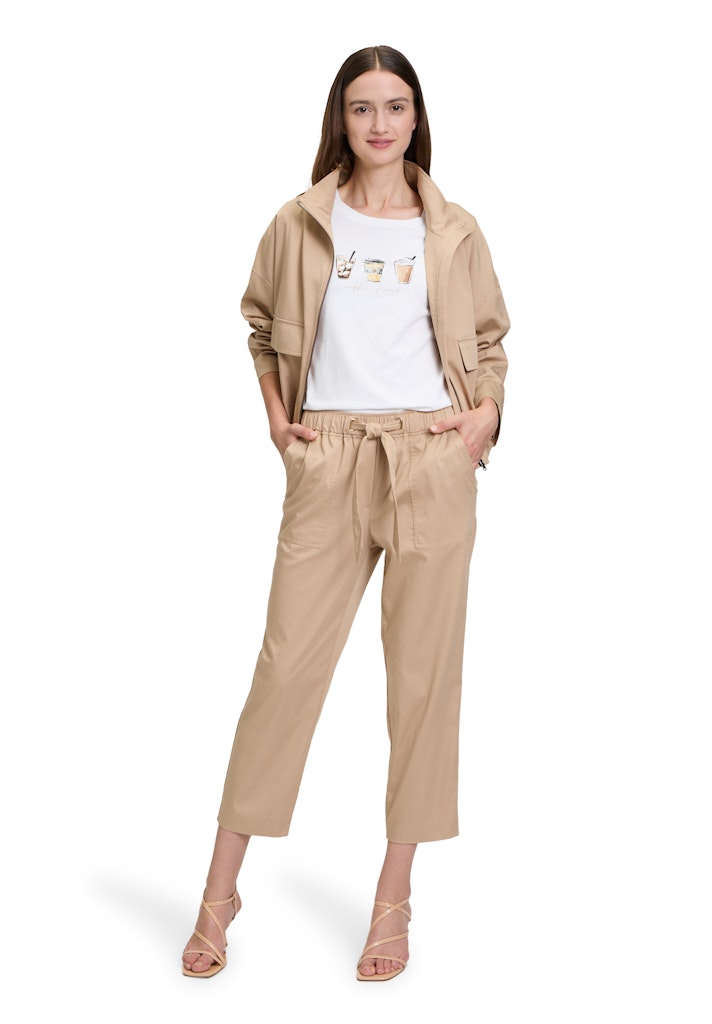 Betty & Co Damen Hosen Light Taupe