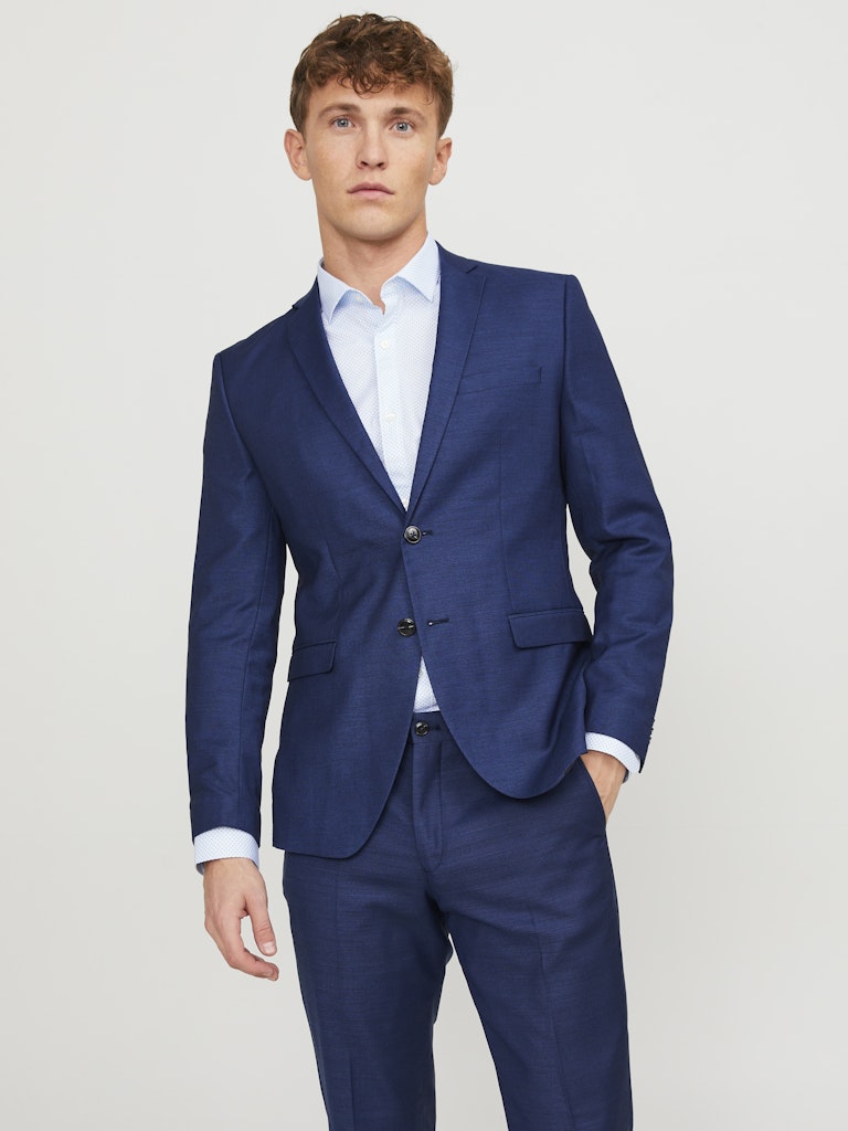 Jack & Jones Herren Sakkos Medieval Blue