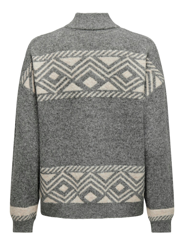 only Damen Pullover Medium Grey Mel