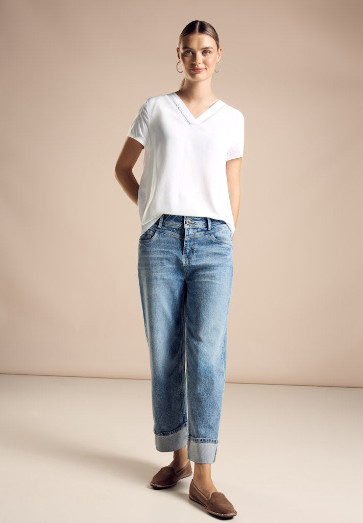 Street One Damen Blusen White