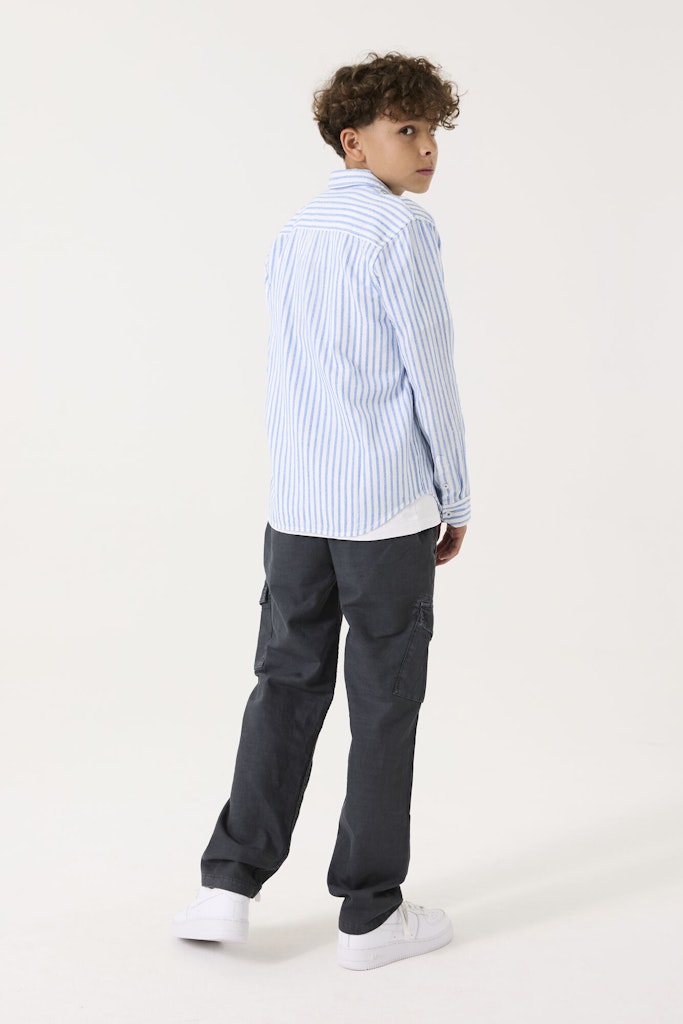 Garcia Jungen Hemden Stripe Blue