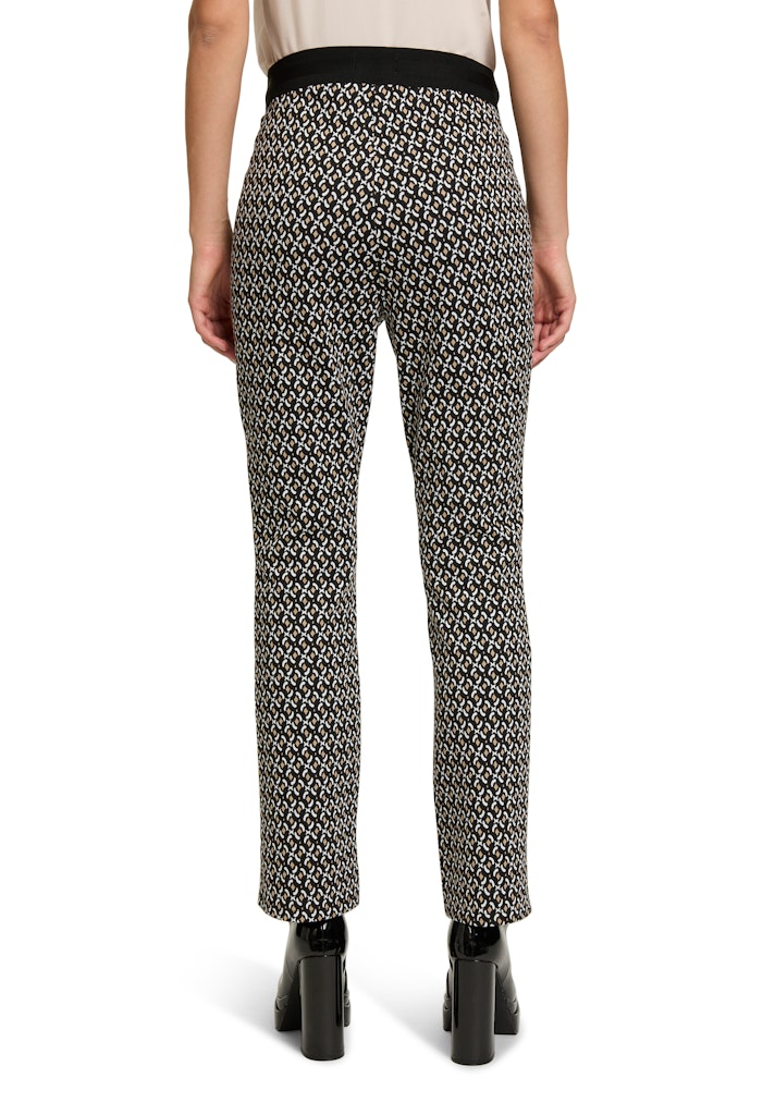 Cartoon Damen Leggings Black/Camel