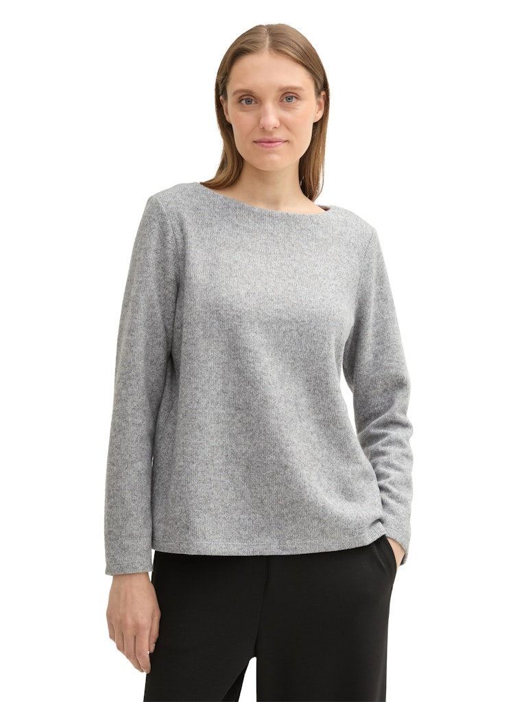 Tom Tailor Damen Sweatshirts Medium Silver G
